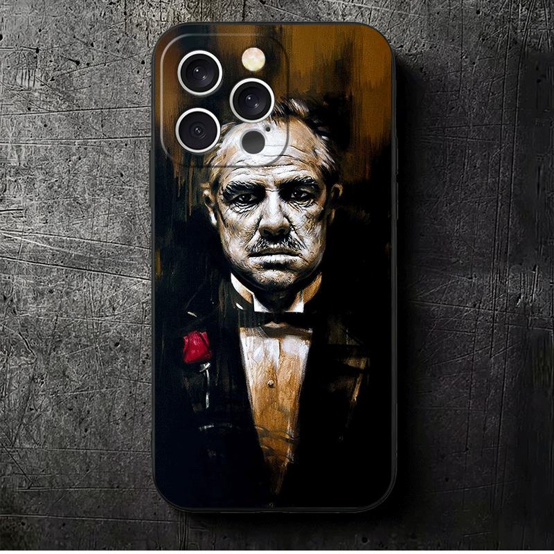 

The Godfather TV Soft Phone Case for iPhone 16 16E 17 Air 15 Pro Max 14 Plus 13 Mini 11 12 7 Black Cover Back Shell iPhone 16 Plus