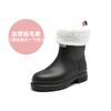 Water shoes high-end rain shoes women's medium tube non-slip rain boots waterproof overshoes rubber shoes water boots