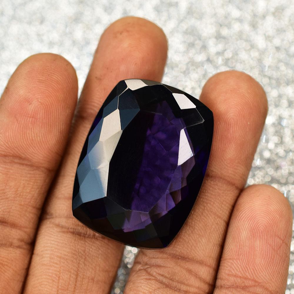 Natural Purple Amethyst Loose Gemstone 96 ct Cushion Cut for Jewelry Making for Jewelry Designs