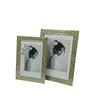 Elegant Silver Metal Photo Frame for Tabletop Display