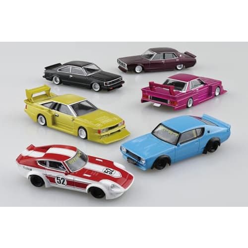 Aoshima Bunka Kyozai (AOSHIMA) Skynet Blind Toy 1/64 Diecast Miniature Car Grand Champion Collection BEST 3 12-Piece Box