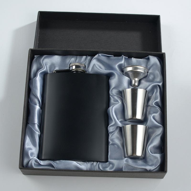 8oz přenosná kapesní placatka z nerezové oceli na whisky, nádoba na alkohol, dárek, láhev na pití vodky, sada na víno, venkovní