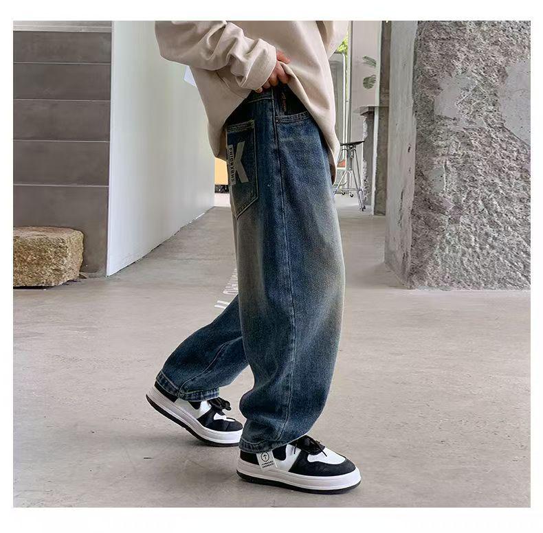 Boys' Casual Jeans - New Spring/Fall Trend - Loose Fit for Mid To Large Kids