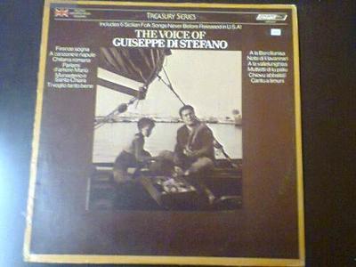 LP Record GIUSEPPE DI STEFANO  Voice Of Guiseppe Di Stefano SR33221 LONDON Europe World Music Used