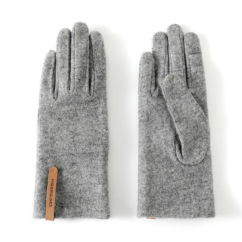 Женские зимние шерстяные перчатки Fumade