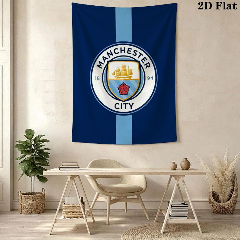 Wild MCFC VictoryWall Hanging Printed Fabric Blanket Decorative Tapestries for Bedroom Living Room Home Decor