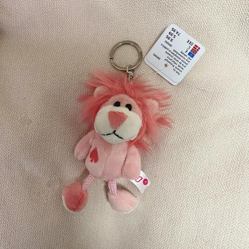 New Cartoon Kawaii Animal World Plush Toy Keychain Pendant Creative Ins Small Fresh Cute Small Animal Plush Backpack Pendant