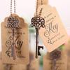10Pcs/Set Key Shaped Bottle Opener Keychain Zinc Alloy Copper Silver Keyring Beer Can Unique Creative Gift Home Kitchen