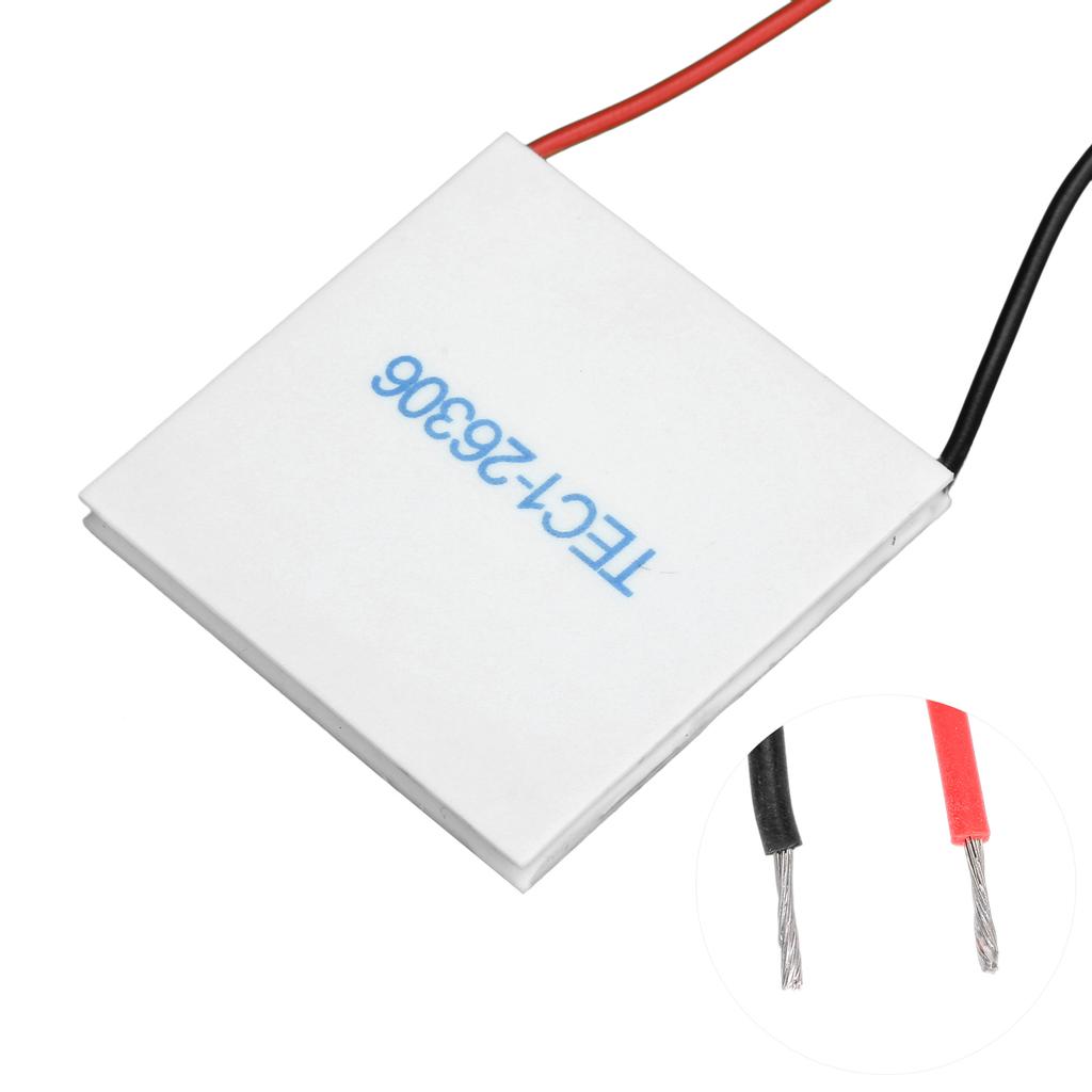 Placă de Răcire Termoelectrică Răcitor Semiconductor Radiator TEC1‑26306 50 x 50mm 24V 6A