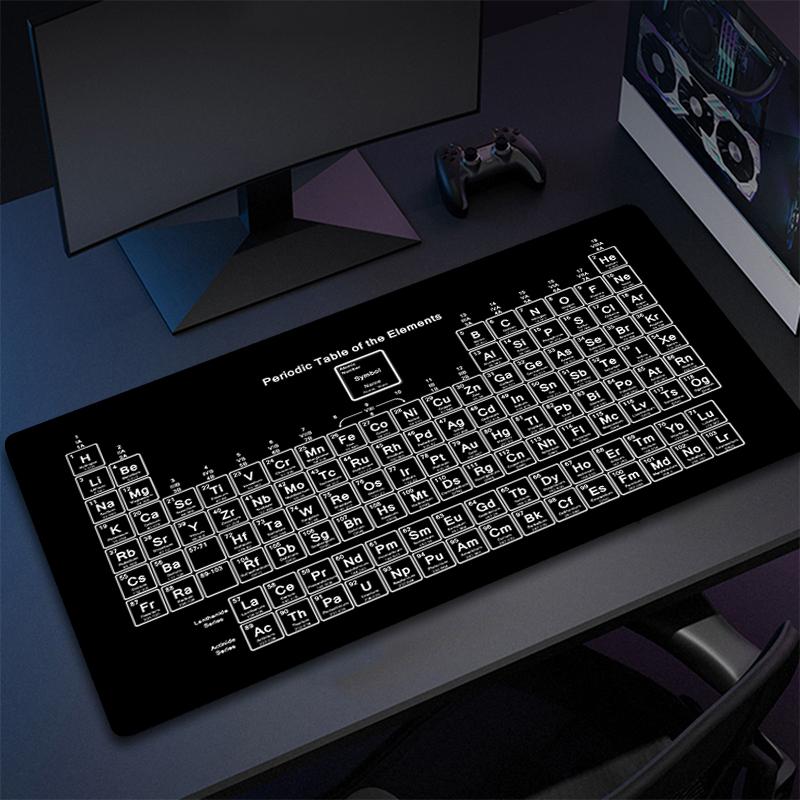 Cheap Mouse Pad Gamer Custom Home Mouse Mat Periodic Table of Elements Rubber MousePads Gamer Carpet Laptop Soft Office Mice Pad