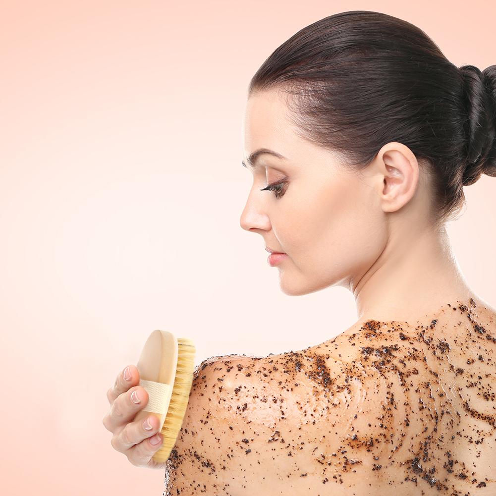 

Wooden Shower Brush Soft Natural Bristles Exfoliating Brush Massaging Body Shower Brush Bath Brush for Improving Circulation China Mainland