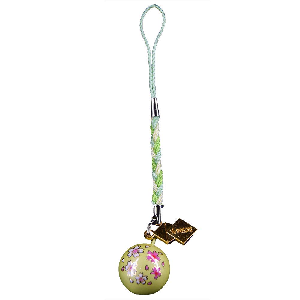 

Амулет храма Хатиман Сакура Суйкин для удачи и в храме [храм Сирасаки] Колокольчик, Удача, Зеленый, Предварительно освященный зелёный