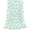 Animal Crossing Pattern Flannel Blanket | Winter Warm Multi-Functional Throw | Perfect for Home Sofa & Christmas Gift