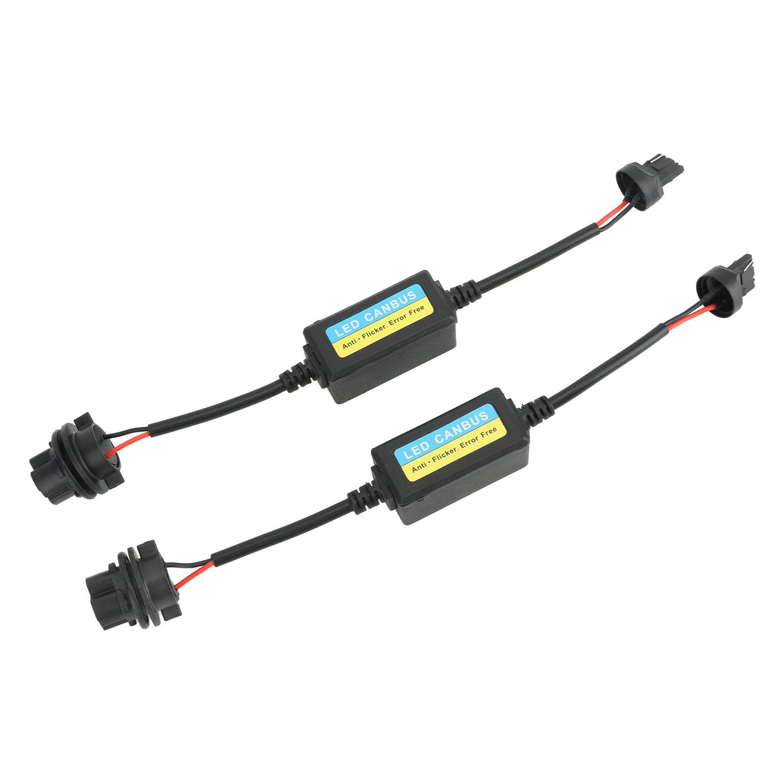 

2 шт. декодер сигнала поворота 12 В 8 Вт фонари заднего хода безошибочный компенсатор антимерцающий декодер для