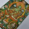 Tibet Tibetské Plátno Hedvábí Zelená Tára Duch Soucitu Bohyně Thangka