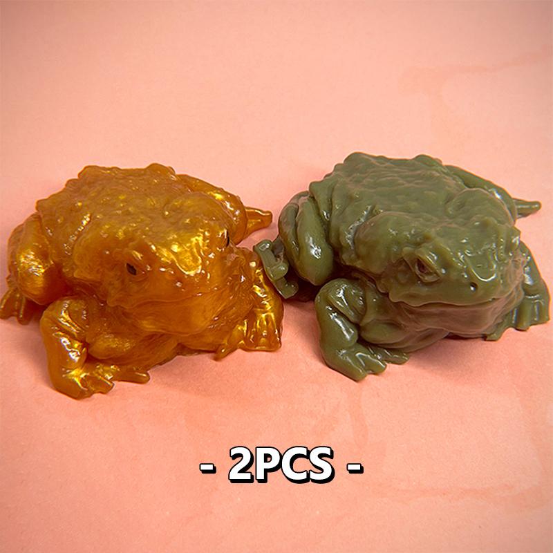 

1/2 шт. Забавные игрушки-сквиши в виде жабы, снимающие стресс, игрушки для розыгрышей для детей, забавные мемы, подарки на вечеринку ко дню рождения, игрушка-сквиш в виде лягушки