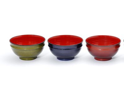 Miyamoto Sangyo safe Bol cu ​​supă Sansai Yamanaka-nuri cuptor cu microunde/mașină de spălat vase (3 culori)