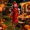 Costume da Idrante per Adulti e Bambini, Abbigliamento Cosplay Realistico, Vestito con Cappuccio per Travestimenti Feste Festival di Halloween