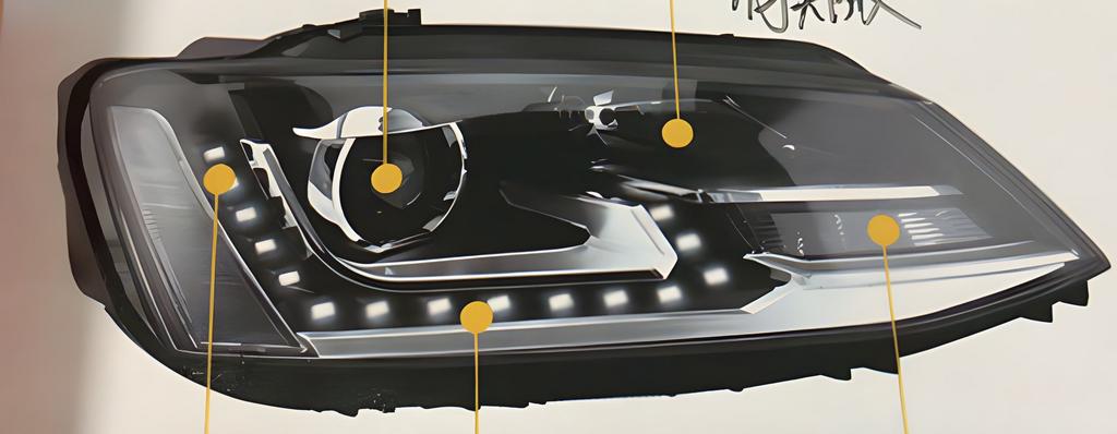 Передние фары LED DRL (2 шт) для Volkswagen Jetta 2011-2018 гг