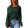 European & American Winter 2025 Women's One-Shoulder Loose Wool Sweater