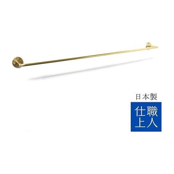Craftsman Finish Towel Rack Towel Hanger Kitchen Washroom Wall Screw Brass Antique Gold Long 635mm