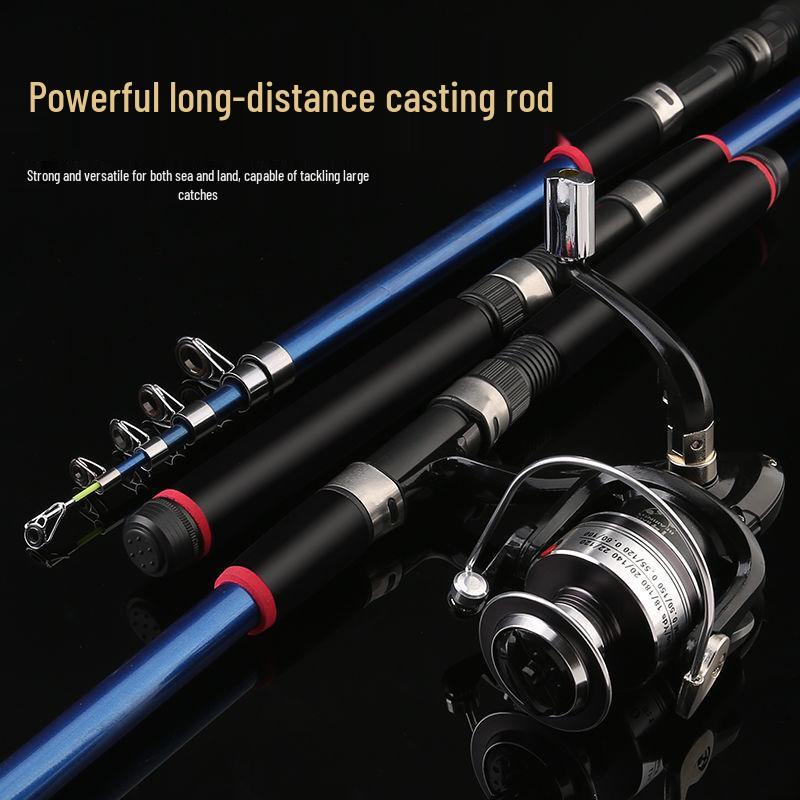 סט חכות פחמן קשיח במיוחד Daiwa Jinlong לדייג בים להטלות למרחק