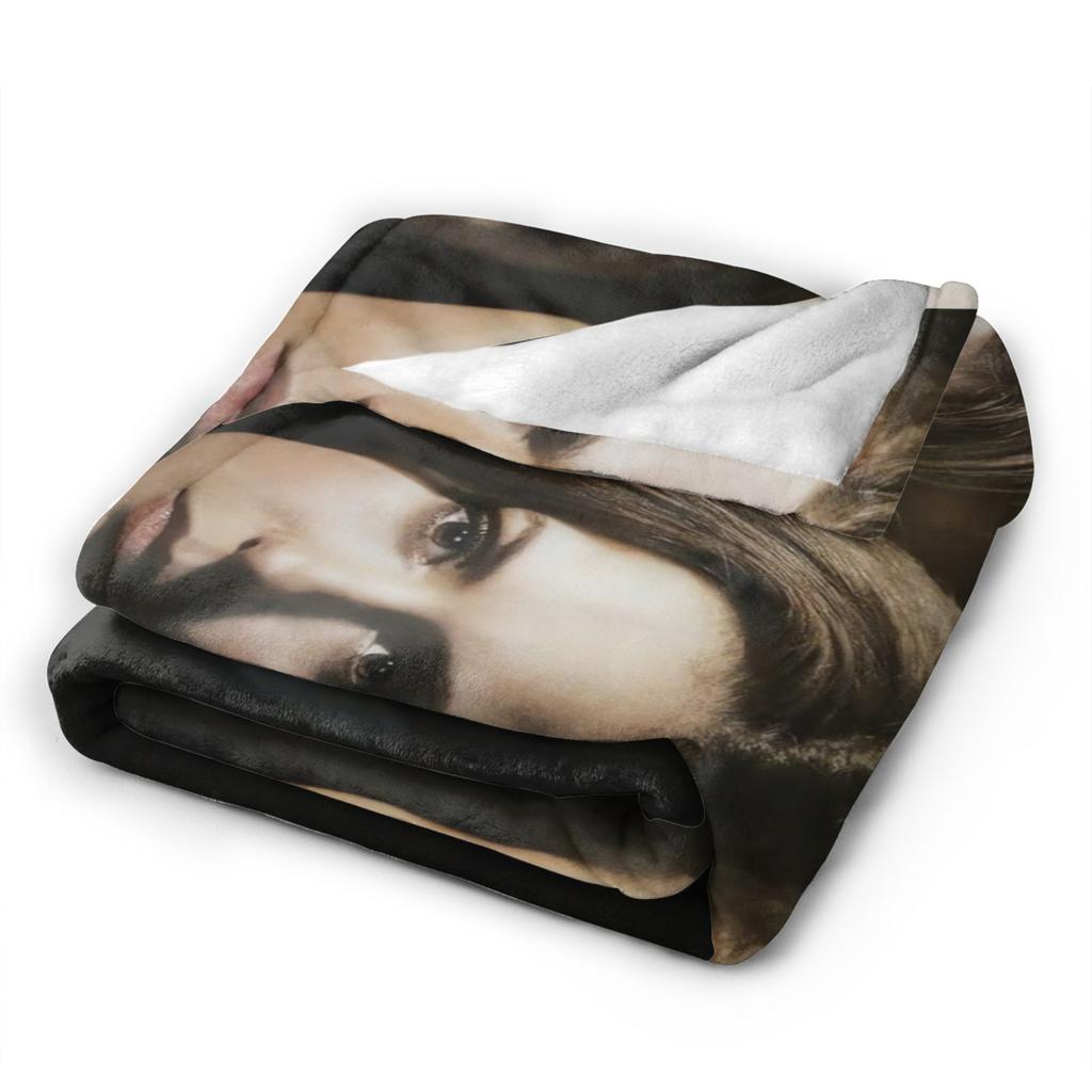 Soft Warm Blanket Decorative The Vampire Diaries Bedding Throws Flannel Bedspread For Couch Bed Pattern Sofa Bed Cover