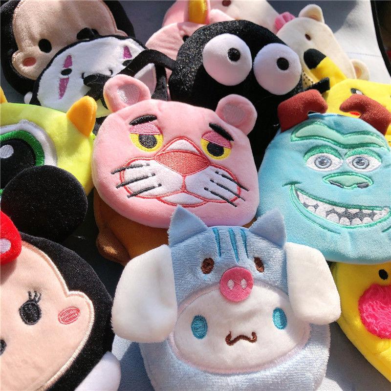 Cute Cartoon Plush Coin Purse & Pendant for Girls