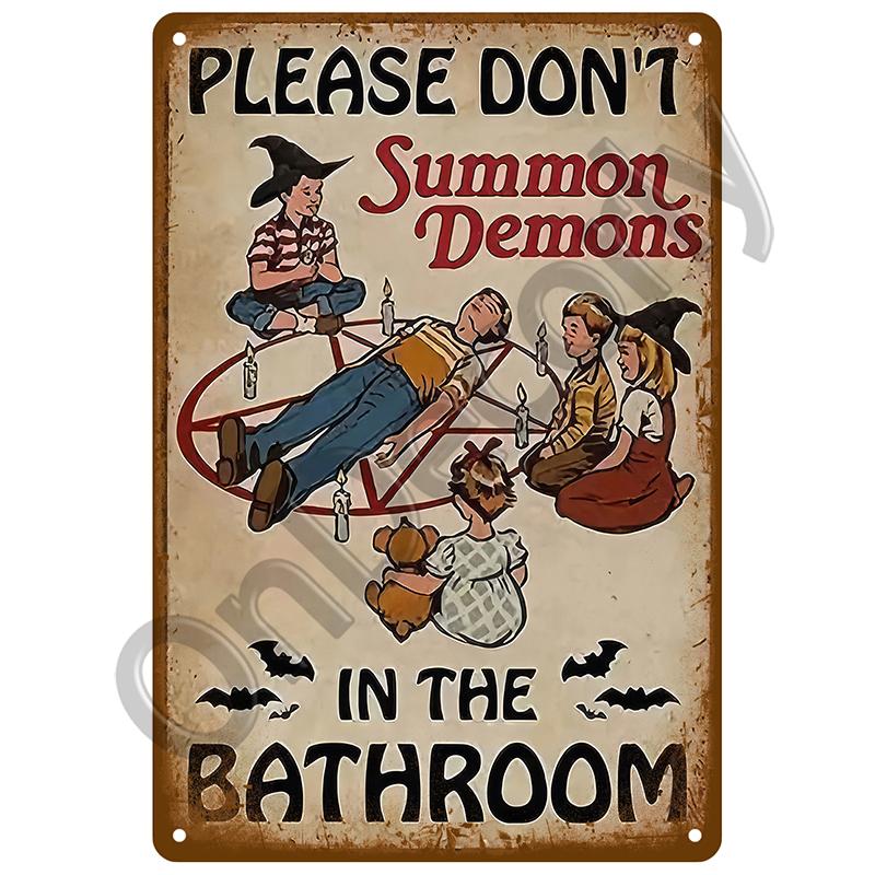 Beware Metal Signs Vintage Plaque Warning Danger Tin Signs Plate Home Wall Decor For Bar Club Man Cave Art Painting Poster Gift