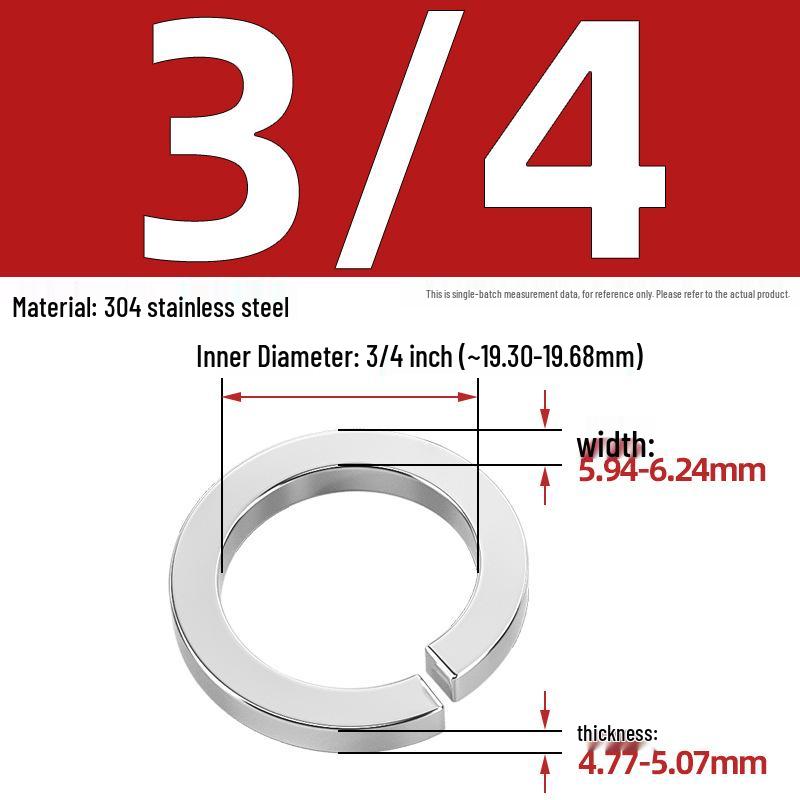 US UK Standard 304/316 Stainless Steel Anti-Loosening Spring Lock Washer