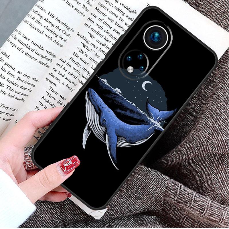 Whale Fish Wave Sea Case For Honor Magic 8 6 7 Lite Honor 400 200 Pro 50 70 90 X8c X8b X9a X9c X9b X9d Win Cover