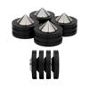 Solid Metal Shockproof Spike Pads Isolation Stand Feet Amplifier Speaker Nails Spike Pads Small S Easy To Use