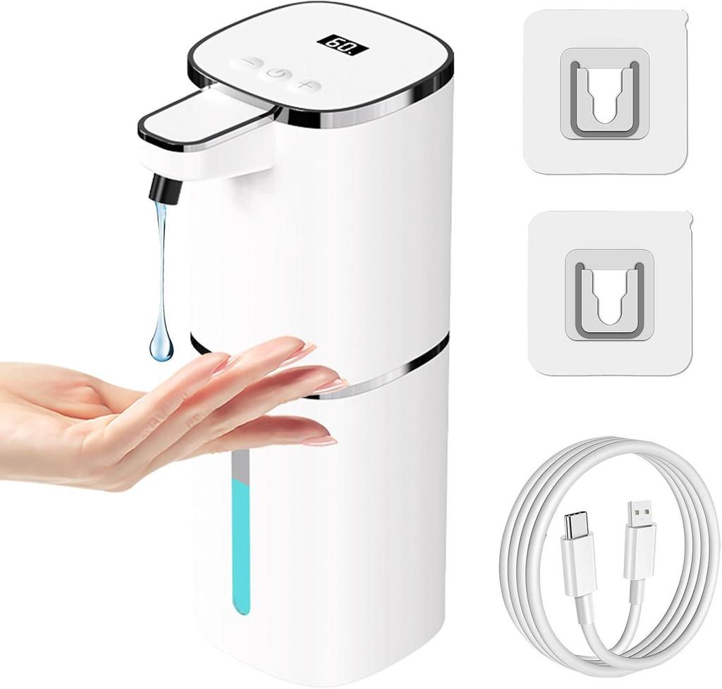 Dispenser Automatico di Sapone P25 da Parete in Acciaio Inossidabile con Display Digitale