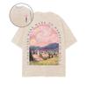 T-shirt Men Women Clothing Summer O-Neck Short Sleeve Cotton Tshirt Gothic Y2k Washed Oversized Tees Tops