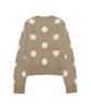 AMES-WORLDWIDE Dot Pullover Knit Beige