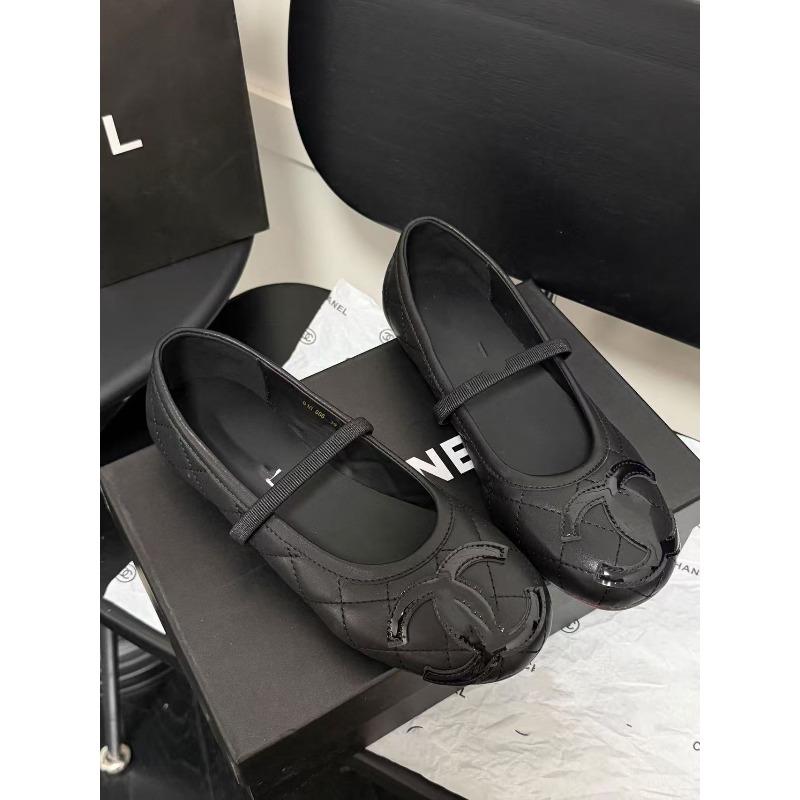 Xiaoxiang doppeltes C flache Sohle einzelne Schuhe Rautenmuster 2020 neu Sommer Ballerinas flache Öffnung flacher Boden hohe Platte