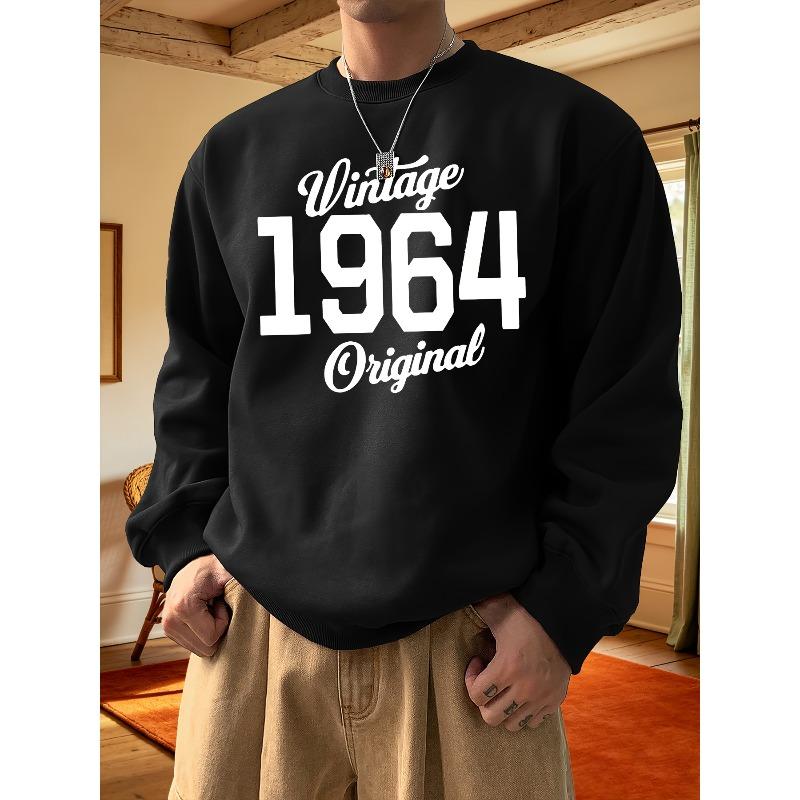 Men's Round-Neck Long-Sleeved Sweatshirt, Suitable for Daily Wear, Multicolor Sweatshirts, Lightweight Sweatshirts, Outerwear for Winter Seasons