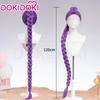 Nová Rumi Zoey Mira Paruka s krajkou vpředu DokiDoki Dámská Halloweenská Paruka 120cm Dlouhé Vlasy Rumi Cosplay Nehty Zoey Klobouk Zdarma W