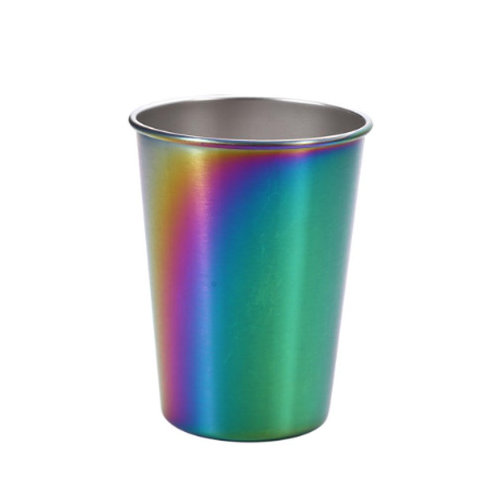 Wide Mouth Stainless Steel Cup 400/500ML Drinking Cup Wine Cup Beer Cup  Restaurant