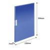 KOKUYO File Clear Book MOTTE A4 10 Piece Pocket Blue La-LM10B