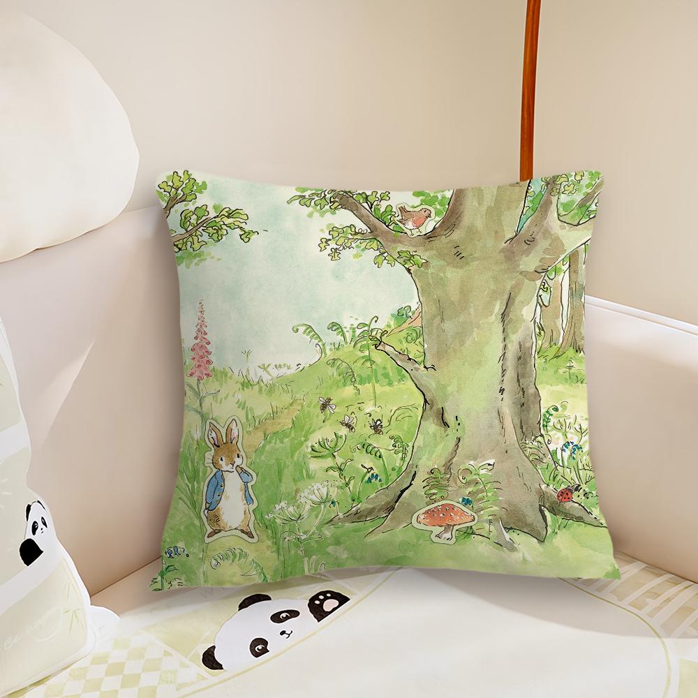 

R-Rabbit cushion cover Comfortable soft Pillow Case for P-Peter Sofa Living Room Home office Decor Cartoon Protective Covers 30cmx30cm