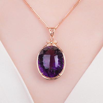 Collana con pendente ovale dal nuovo temperamento Accessori vintage da donna per gioielli eleganti regalo per feste