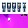 5pcs/10pcs /15pcs T10 W5W LED HD Bulbs 168 194 12V Car Interior Dome Reading Trunk License Plate Lamp Door Light White Blue Pink