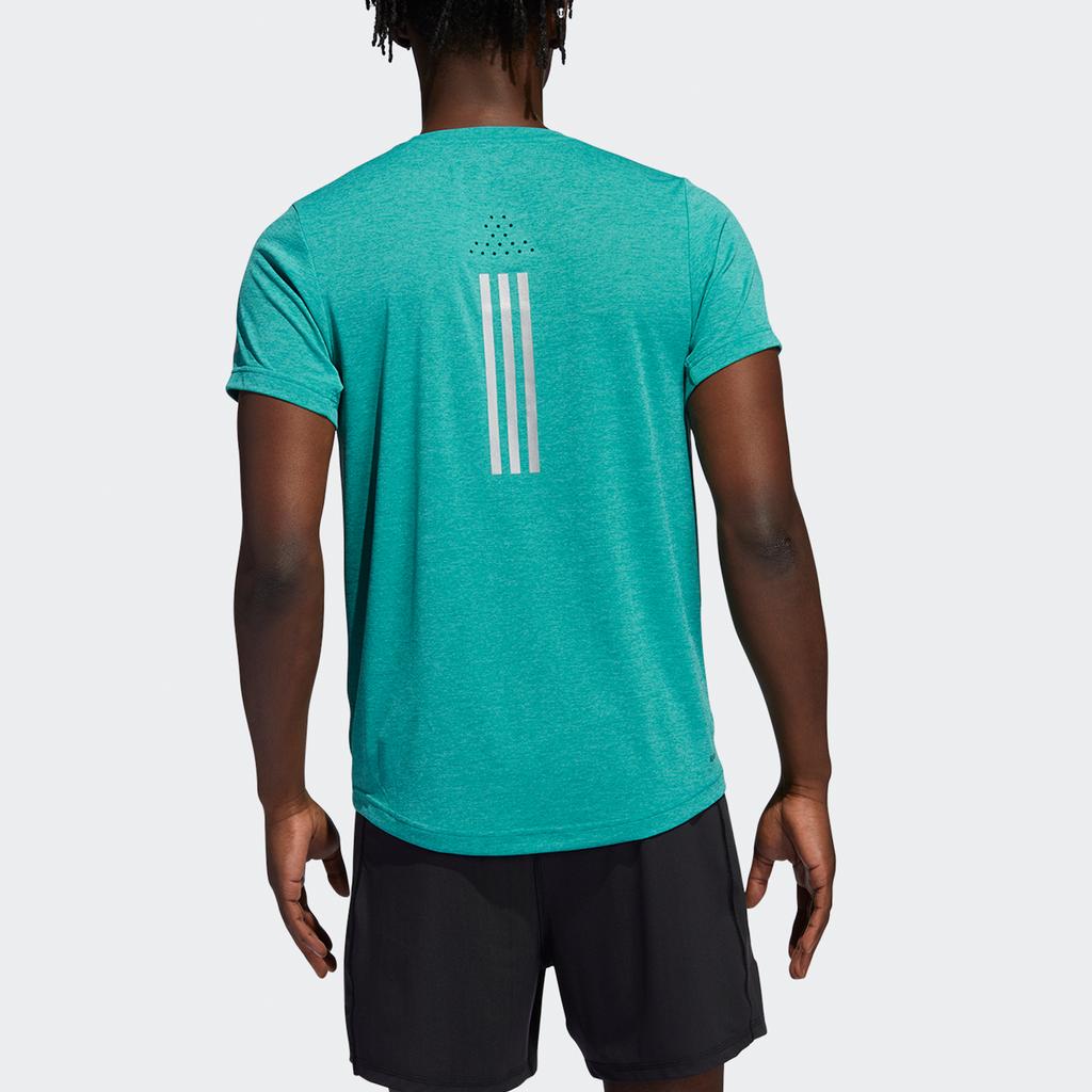 Adidas Elevate Train T Quick-Dry Short-Sleeve Training Shirt Men Tops Green HF4205