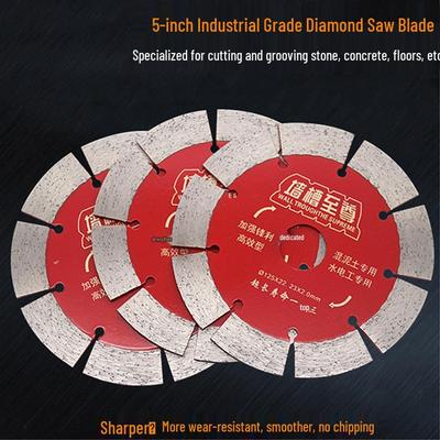 5-Inch Diamond Cutting Disc for Marble, Concrete, and Stone Grooving