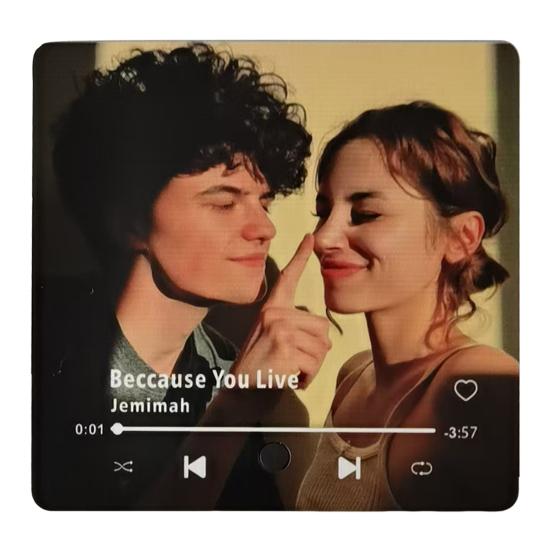 Refrigerator Magnet Photo Frame Design Play Music MP3-Like Function Fridge Magnet Kitchen Gadget with Music