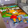 Simpsons Family Adventure Themed Anti-Slip Rugs - Polyester Home Decor, Suitable for Bedrooms, Living Rooms, Doorways, Studios, and Decorations