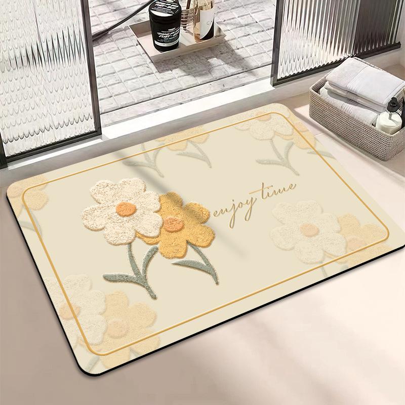Fresh Quick-Dry Non-Slip Diatomaceous Earth Bathroom Mat