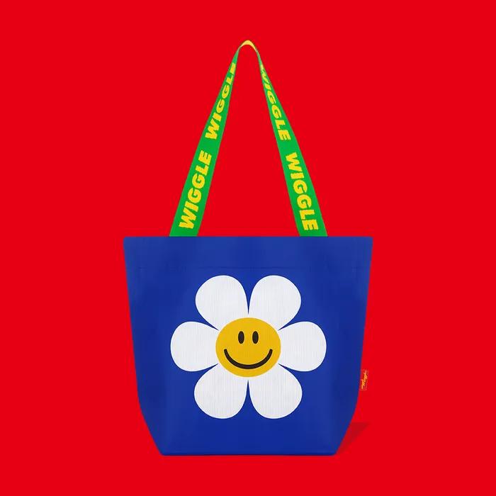 Reusable Shopper Bag (S) - Smile We Love Blue