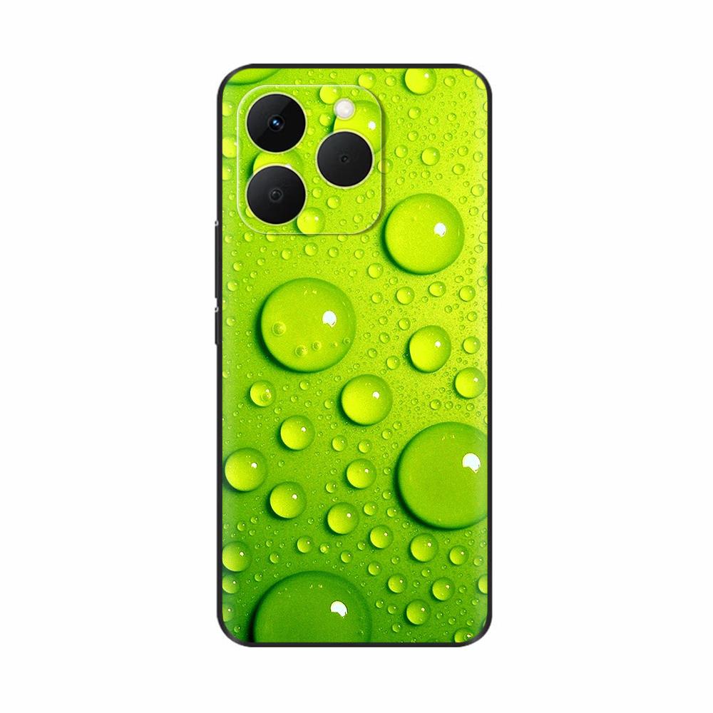 Shockproof Case For Realme 15T 5G Case Luxury Painted Black TPU Silicone Soft Bumper Funda for Realme 15T Phone Cases Back Cover
